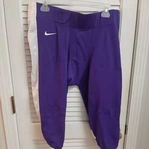 Men's Nike Football Pants Size XXL NWT Purple w/ White Stripe